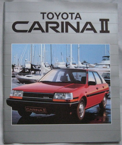 1984 toyota carina brochure - ii,