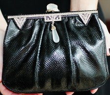 Judith Leiber BLACK ART DECO