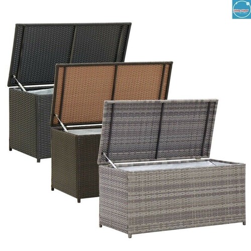 Garden storage box poly rattan - storage,