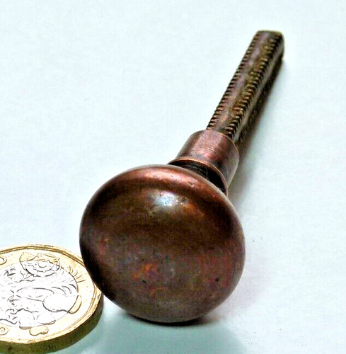 Single antique coppered brass - single,
