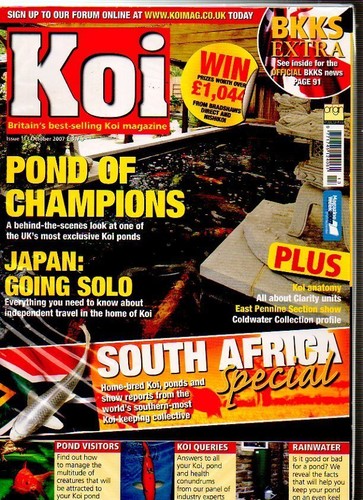Koi magazine october 2007 - koi,