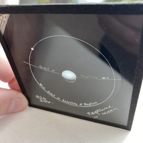 Magic lantern slide neptune - lantern,
