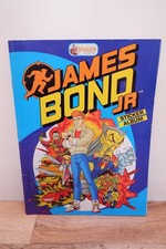 Vintage James Bond Jr Sticker Album Merlin 8 Stickers Included