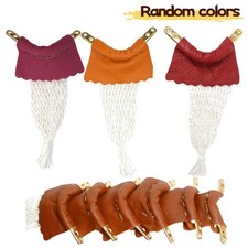 6X Leather Snooker Table Net Pockets Set Replacement Billiard Pool Ball Bag