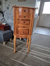 Mele and Co Jewellery Armoire Wooden, Maple.