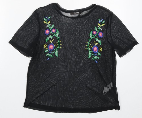 Zara womens black - zara, floral