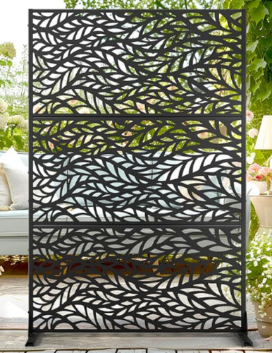 183x120cm metal garden privacy - metal,
