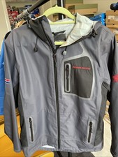 Mens Honda Hooded Zipped HRC Rain Jacket Grey