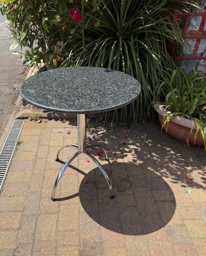 Solid granite topped - table,