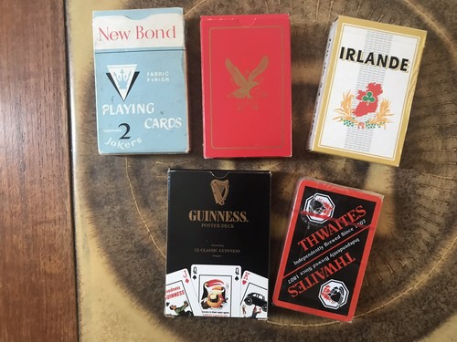 Packs vintage playing cards - vintage,