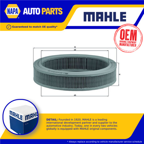 Air filter lx202 mahle - filter,