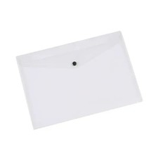 A5 Clear Plastic Wallets Stud