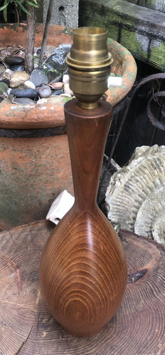 Vintage teak lamp 1960 s - teak,