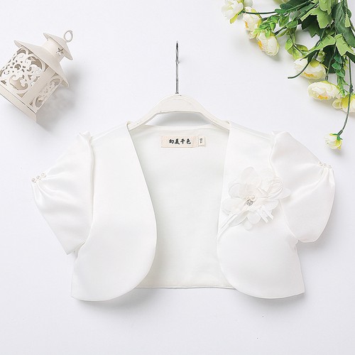 Baby girl flower shrug cape - ,