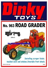 DINKY TOYS No.963 ROAD GRADER