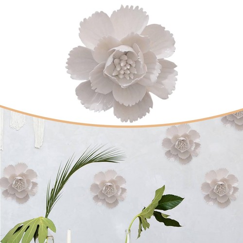 Ceramic flower wall - flower, decor
