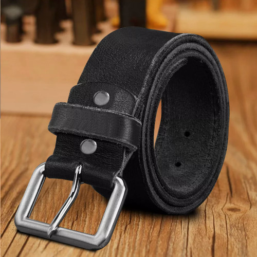 Mens genuine leather belt - mens,