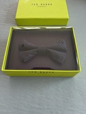 TED BAKER Bow Tie Mens Asstd Textured & Col Necktie Adjustable Dickie Bow R£40