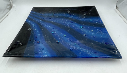 Very large blue - very, glass