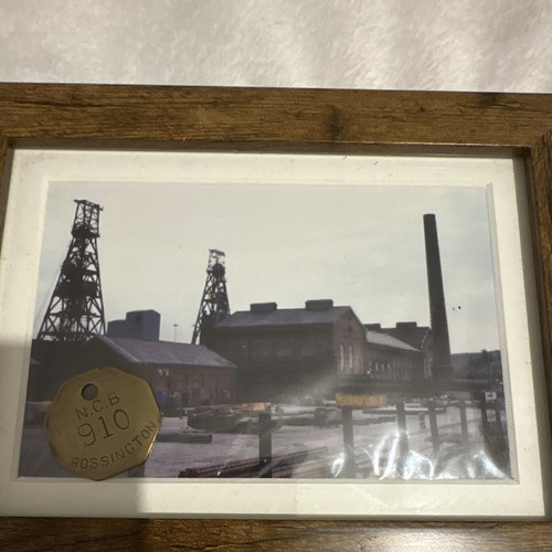 Framed mining colliery - framed,