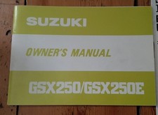Genuine Suzuki GSX250/GSX250E