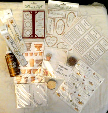 Flower Soft Selection of toppers, Glue, 2 pots of sprinkles & more Job Lot 10