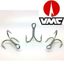 VMC   9626 Perma Steel  Treble Hooks, Sizes 5/0 -4s, 3X,  Sea Pike Rapala Lures.