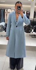 ZARA FITTED WOOL BLEND COAT ZW