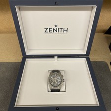 Zenith Defy El Primero 21 Mens Black Rubber Strap Watch