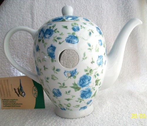 Tea pot bird - pot., box