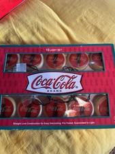 Coke Cola Christmas Lights Boxed