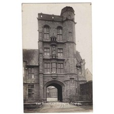 UPPINGHAM SCHOOL The Tower, Rutland, RP Postcard Postmark Uppingham 1922