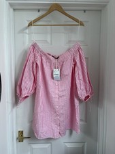 New Women's Zara Pink Striped