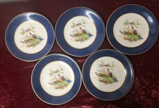 5 Antique Wedgwood Pheasant