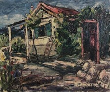 Emeric VAGH-WEINMANN Le cabanon 1950 oil on canvas