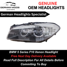 2011-2013 BMW 5 Series F10 Headlight Left Side Pre LCI Adaptive Xenon With Tms