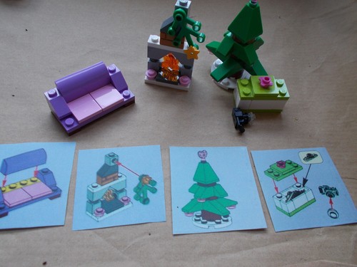 Lego christmas morning scene - christmas,