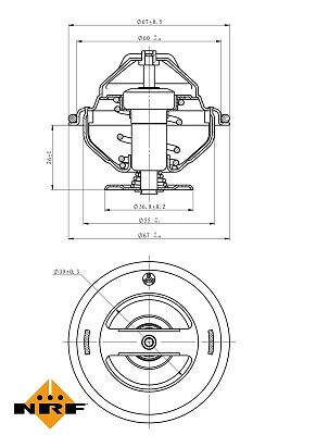Thermostat coolant sjr fits - coolant, vw