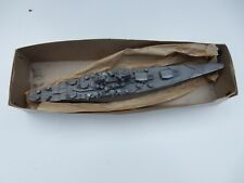 JEAN BART 1-800   EARLY PLASTIC SHIP MODEL  POOR CONDITION TO RESTORE OR PARTS 