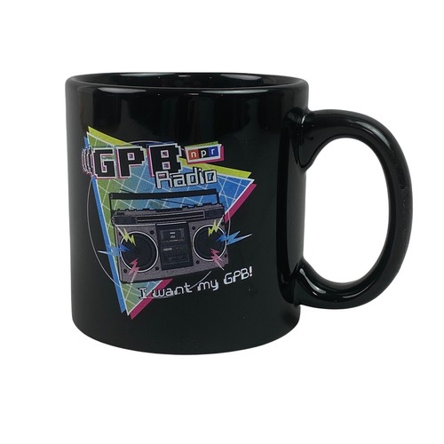 Black mug gpb npr - black, gpb,