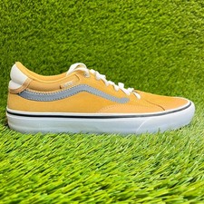 Vans TNT Advanced Prototype Mens Size 7.5 Yellow White Athletic Shoes Sneakers