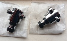 Pair of Ultra Milan Cross Head Chrome shower bath Tap Handles PS 399