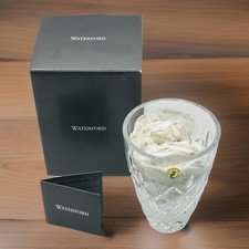 Waterford Merilee 7" Crystal Lead Signed Vase Slovenia 2022 NWT