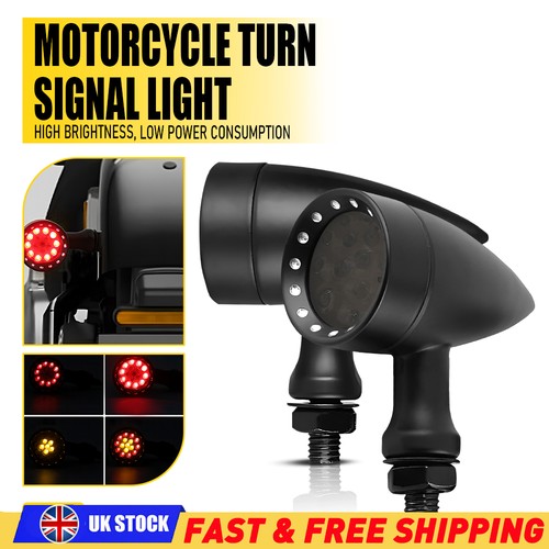 2pcs motorcycle black - 2pcs, amber
