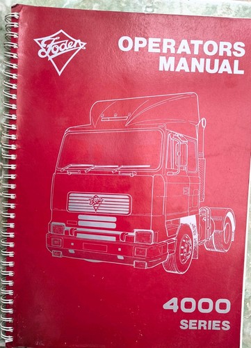 Foden 4000 series truck - series,
