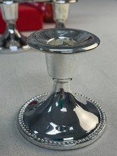 6 x Beaded Silver Plate