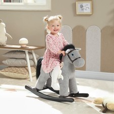 Baby rocking horse plush ride - baby, horse,