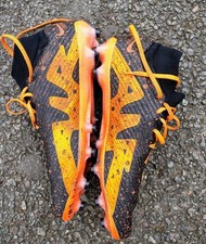 Rare Custom Nike Zoom Mercurial Superfly 9 Elite AG Size 11 Black Orange 