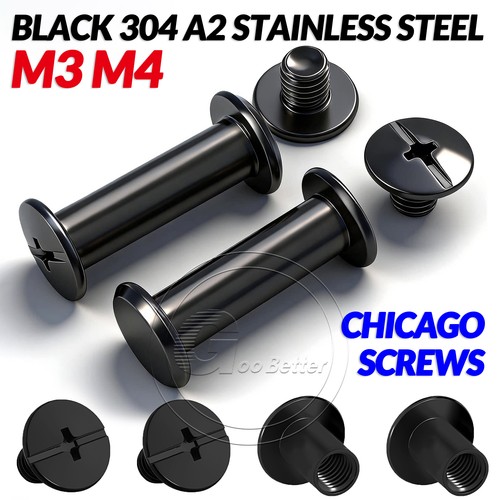 Black chicago screws - chicago,