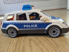 Playmobil police car with lights and sound, and accessories - 6920